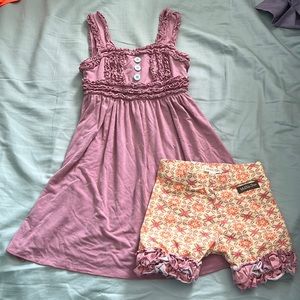 Matilda jane dress and shorts